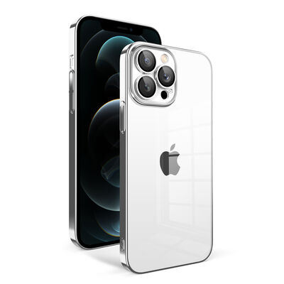 Apple iPhone 12 Pro Max Kılıf Kamera Korumalı Renkli Çerçeveli Zore Garaj Kapak - 3