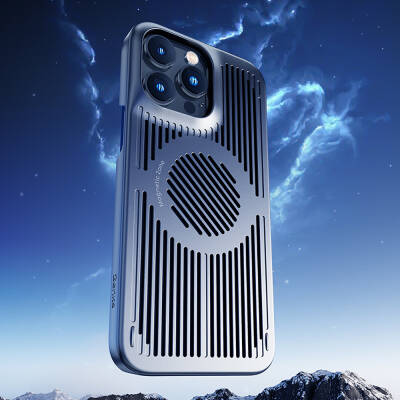Apple iPhone 12 Pro Max Kılıf M-safe Şarj Özellikli Soğutucu Benks Biliz Kapak - 6