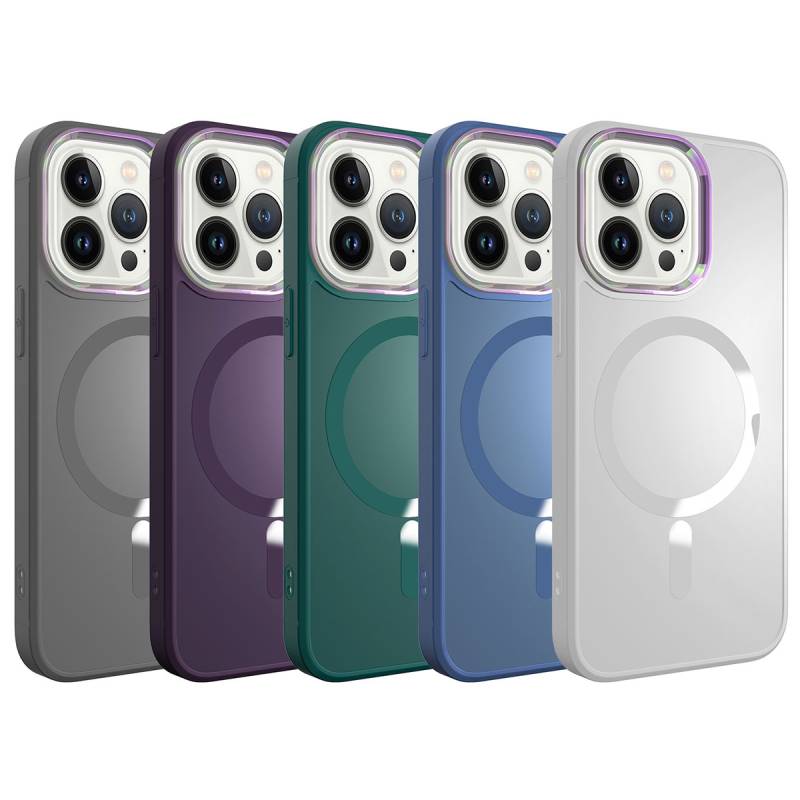 Apple iPhone 12 Pro Max Kılıf Magsafe Wireless Şarj Özellikli Zore Stil Kapak - 2