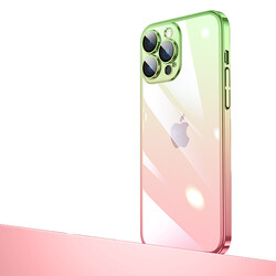 Apple iPhone 12 Pro Max Kılıf Parlak Renk Geçişli Kamera Korumalı Zore Senkron Kapak - 4