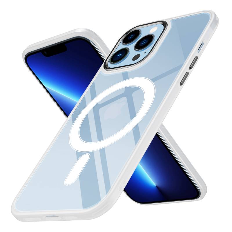 Apple iPhone 12 Pro Max Kılıf Wireless Şarj Özellikli Zore Krom Magsafe Silikon Kapak - 9