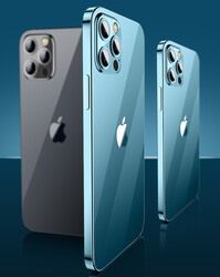 Apple iPhone 12 Pro Max Kılıf Zore Blok Kapak - 4