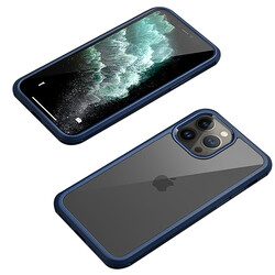 Apple iPhone 12 Pro Max Kılıf Zore Dor Silikon Temperli Cam Kapak - 13