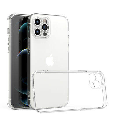 Apple iPhone 12 Pro Max Kılıf Zore Kamera Korumalı Süper Silikon Kapak - 1