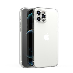 Apple iPhone 12 Pro Max Kılıf Zore Kamera Korumalı Süper Silikon Kapak - 3