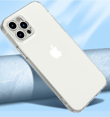 Apple iPhone 12 Pro Max Kılıf Zore Kamera Korumalı Süper Silikon Kapak - 4