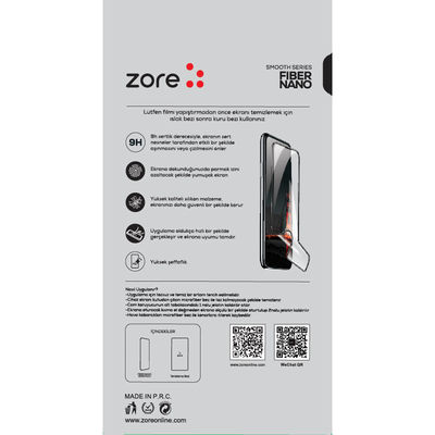 Apple iPhone 12 Pro Max Zore Fiber Nano Ekran Koruyucu - 3