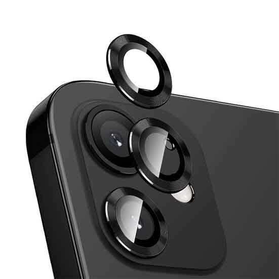 Apple iPhone 12 Zore CL-12 Premium Safir Parmak İzi Bırakmayan Anti-Reflective Kamera Lens Koruyucu - 1