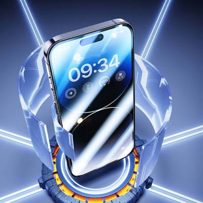 Apple iPhone 13 Benks Gaming Anti-Dust Toz Önleyici Mat Cam Ekran Koruyucu - 4