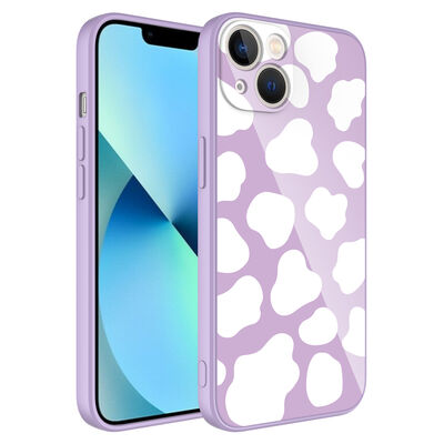 Apple iPhone 13 Case Camera Protected Patterned Hard Silicone Zore Epoksi Cover - 8