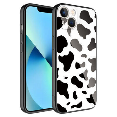 Apple iPhone 13 Case Camera Protected Patterned Hard Silicone Zore Epoksi Cover - 9