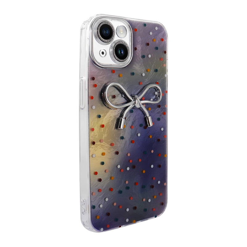 Apple iPhone 13 Case Camera Protection Figured Zore Ponti Silicone Cover - 8