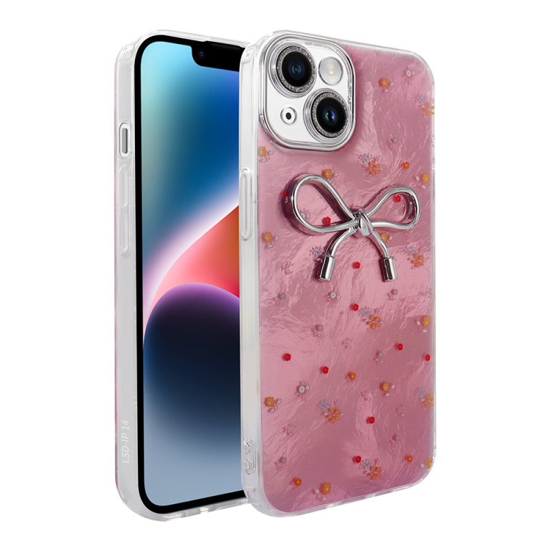 Apple iPhone 13 Case Camera Protection Figured Zore Ponti Silicone Cover - 3