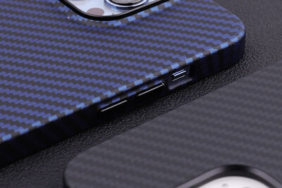 Apple iPhone 13 Case Carbon Fiber Look Zore Karbono Cover - 2