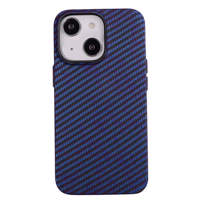 Apple iPhone 13 Case Carbon Fiber Look Zore Karbono Cover - 13