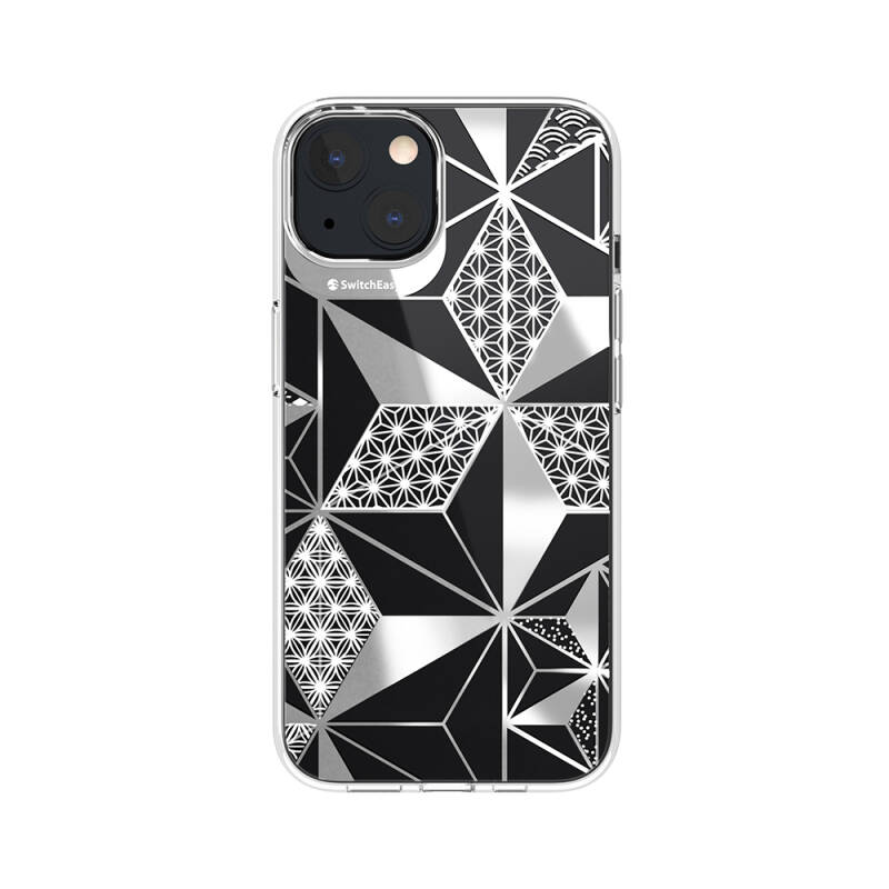 Apple iPhone 13 Case Double IMD Printed Licensed Switcheasy Artist Asanoha Cover - 2