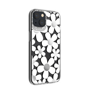 Apple iPhone 13 Case Double IMD Printed Licensed Switcheasy Artist Fleur Cover - 3