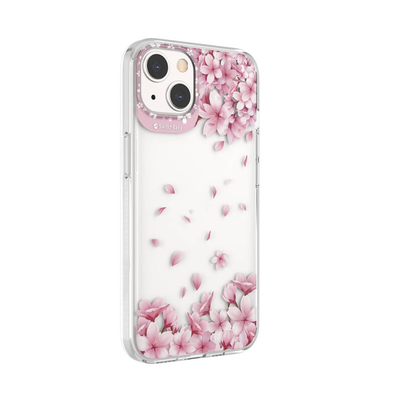 Apple iPhone 13 Case Double IMD Printed Licensed Switcheasy Artist Sakura Cover - 3