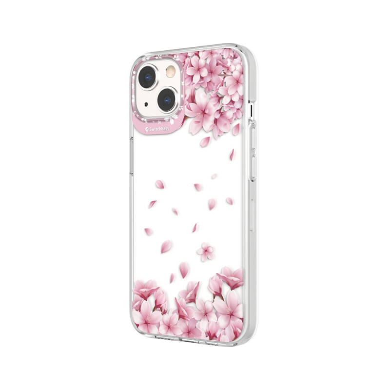 Apple iPhone 13 Case Double IMD Printed Licensed Switcheasy Artist Sakura Cover - 4