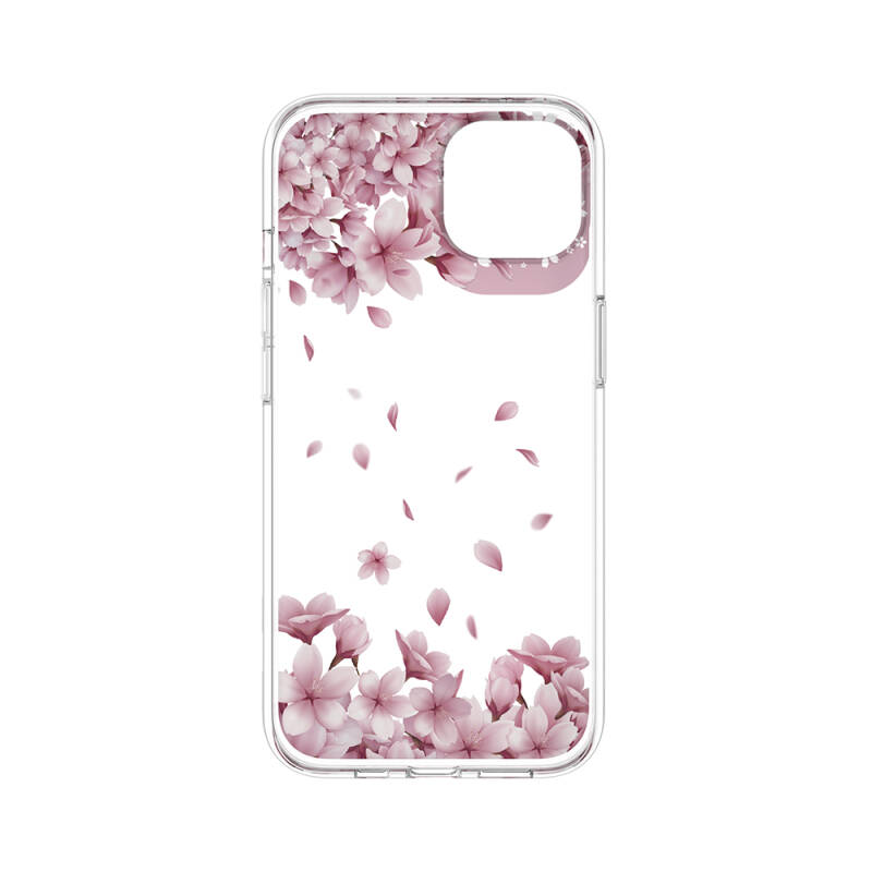 Apple iPhone 13 Case Double IMD Printed Licensed Switcheasy Artist Sakura Cover - 6