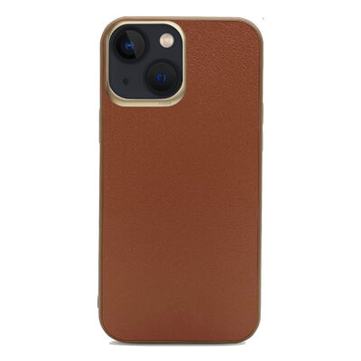 Apple iPhone 13 Case ​Kajsa Luxe Collection Genuine Leather Cover - 11