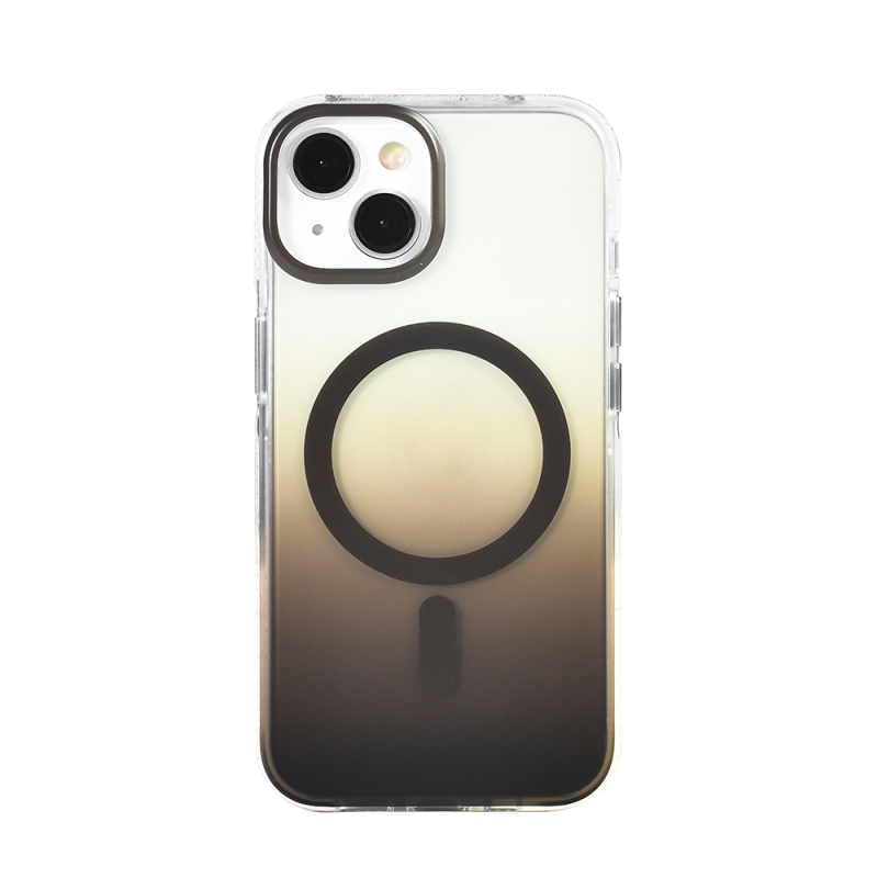 Apple iPhone 13 Case M-safe Charging Feature Transparent Color Transition Zore Toros Cover - 4