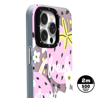 Apple iPhone 13 Case Magsafe Charging Featured Summer Fruit Patterned Youngkit Fruity Flavor Series Cover - 9