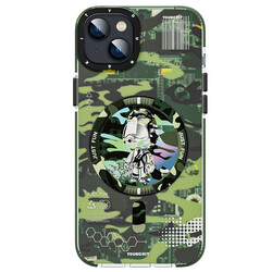 Apple iPhone 13 Case Magsafe Charging Featured YoungKit Camouflage Series Cover - 9