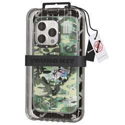 Apple iPhone 13 Case Magsafe Charging Featured YoungKit Camouflage Series Cover - 5