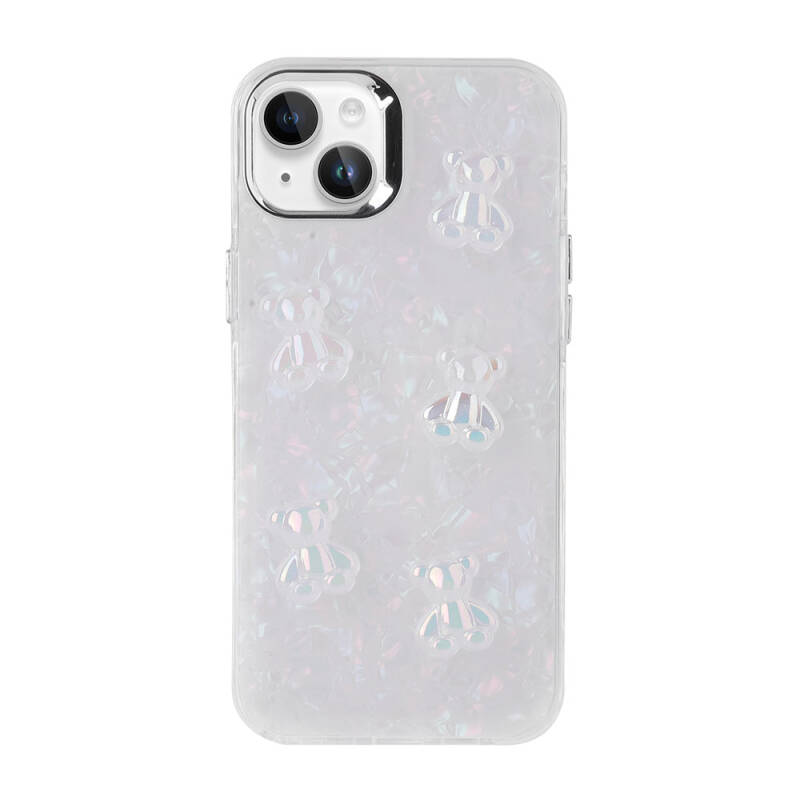 Apple iPhone 13 Case Relief Figured Shiny Zore Eralli Silicone Cover - 3