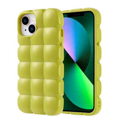 Apple iPhone 13 Case Shiny Flexible Silicone Zore Dom Dom Cover - 3