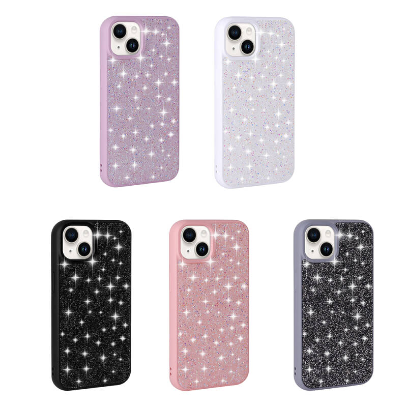 Apple iPhone 13 Case Shiny Stone Design Zore Diamond Cover - 8