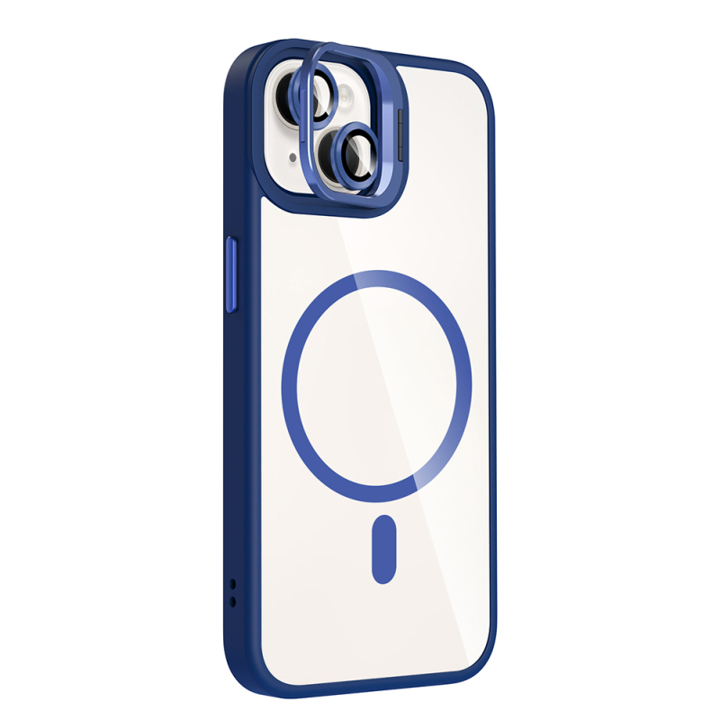 Apple iPhone 13 Case Stand Camera Lens Gift M-Safe Charging Feature Zore Etro Cover - 16