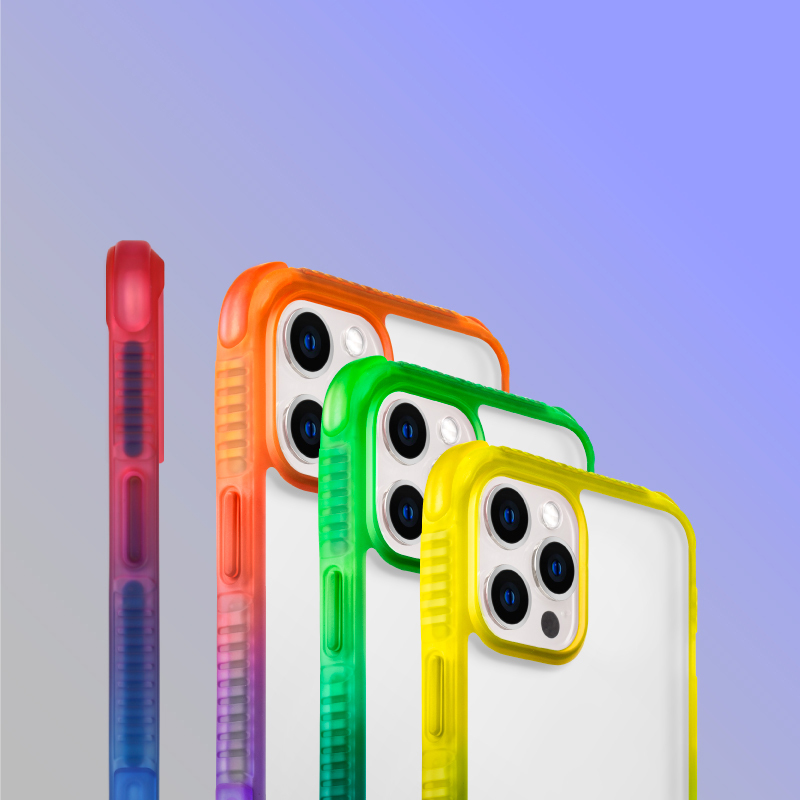 Apple iPhone 13 Case Transparent Airbag Design Skinarma Hade Cover - 14