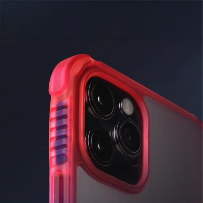 Apple iPhone 13 Case Transparent Airbag Design Skinarma Hade Cover - 15
