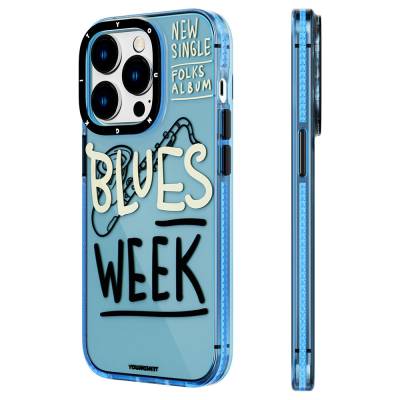 Apple iPhone 13 Case Transparent Color Text Themed Design YoungKit Jazz Series Cover - 2