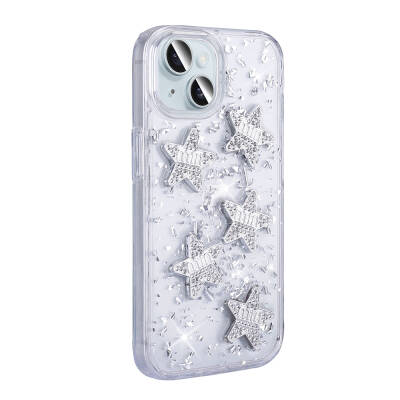 Apple iPhone 13 Case with Airbag Glitter Back Surface Zore Shimmer Silicone Cover - 7