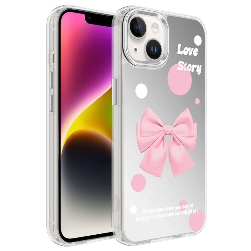 Apple iPhone 13 Case With Airbag Shiny Design Zore Mimbo Cover - 7