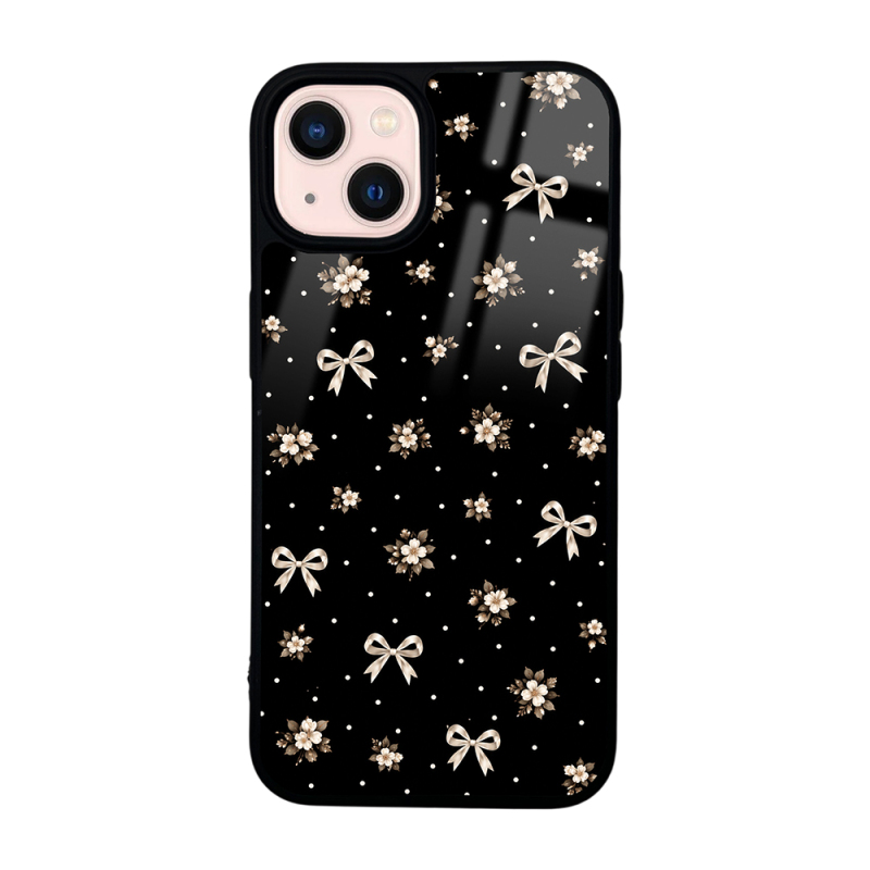 Apple iPhone 13 Case with Camera Protector, Patterned Zore Lusi Cover - 8