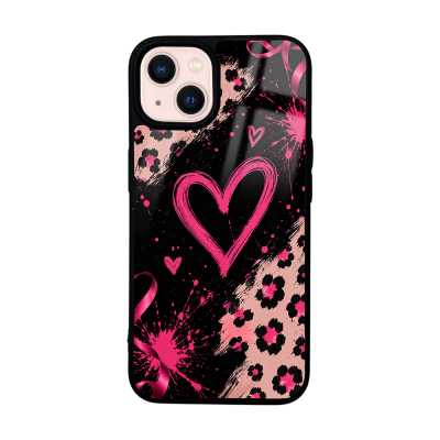 Apple iPhone 13 Case with Camera Protector, Patterned Zore Lusi Cover - 11