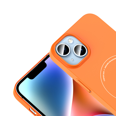 Apple iPhone 13 Case with M-Safe Charging and Camera Protection - Zore Elio Hard PC Cover - 19