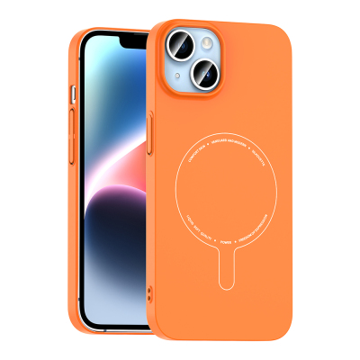 Apple iPhone 13 Case with M-Safe Charging and Camera Protection - Zore Elio Hard PC Cover - 3