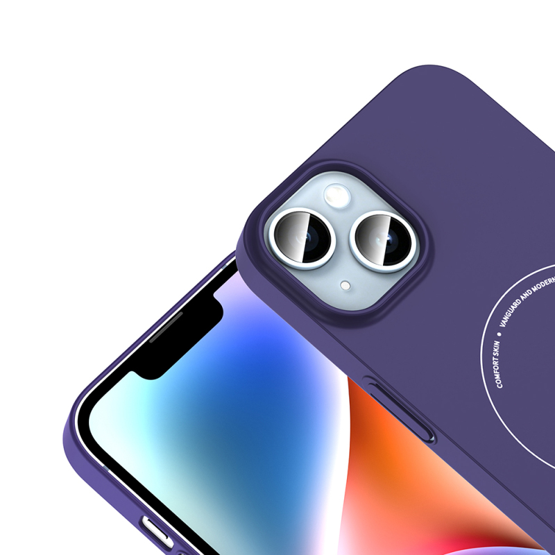 Apple iPhone 13 Case with M-Safe Charging and Camera Protection - Zore Elio Hard PC Cover - 23