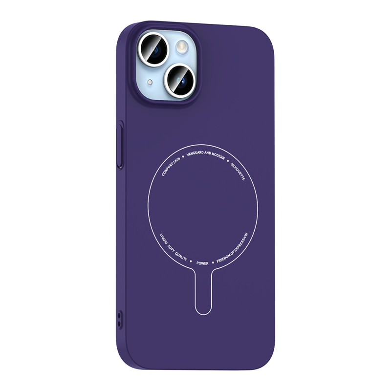 Apple iPhone 13 Case with M-Safe Charging and Camera Protection - Zore Elio Hard PC Cover - 15