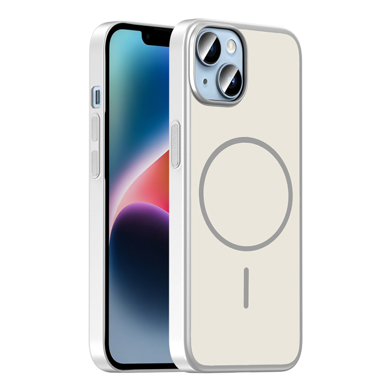 Apple iPhone 13 Case with M-Safe Charging Feature Zore Lora PC Cover - 3