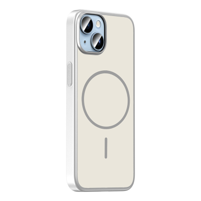 Apple iPhone 13 Case with M-Safe Charging Feature Zore Lora PC Cover - 9