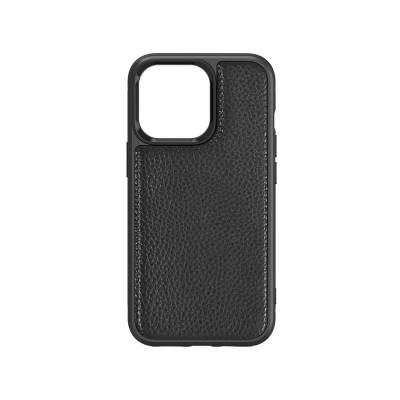 Apple iPhone 13 Case Wiwu Genuine Leather Plastic Calfskin Original Leather Cover - 3