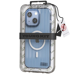 Apple iPhone 13 Case Youngkit Colored Glaze Series Cover with Magsafe Charging - 6