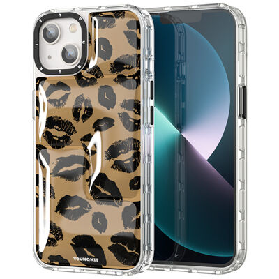 Apple iPhone 13 Case YoungKit Leopard Article Series Cover - 8