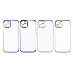 Apple iPhone 13 Case Zore Dört Köşeli Lazer Silicon Cover - 6